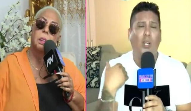 Lucía de la Cruz y Luisito Caycho protagonizan discusión en vivo. Foto: captura ATV  