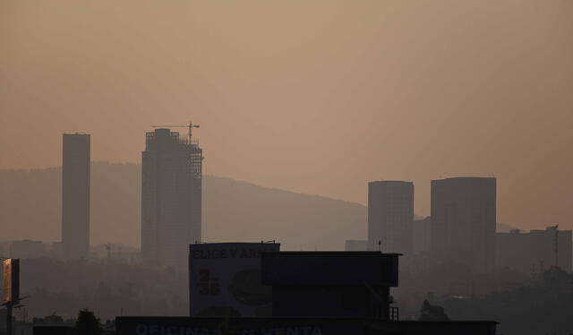 De acuerdo con las autoridades, la Zona Metropolitana del Valle de México tiene un aire peligroso para la salud. Foto: AFP   