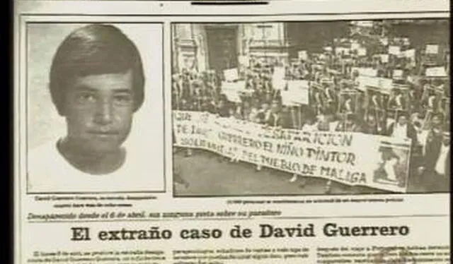 La desaparición de David Guerrero Guevara atrajo la atención de varios medios españoles. Foto: Criminopatia   