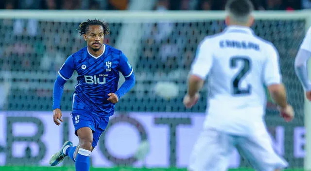 André Carrillo jugó la final del Mundial de Clubes. Foto: Al Hilal   