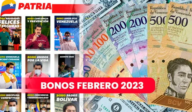  Bonos de Sistema Patria, febrero 2023: ¿cuáles son los bonos actuales y nuevos montos? 