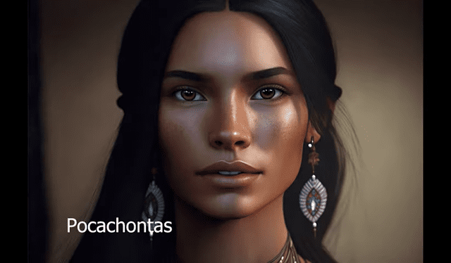  Pocahontas según IA. Captura: Cherry-Picking   