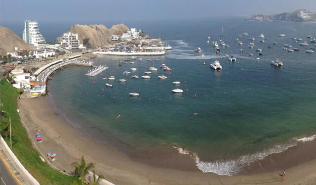  La playa Embajadores se sitúa en el distrito de San María del Mar. Foto: Andina   