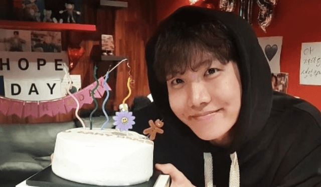 J-Hope cumplió 29 años en febrero. Foto: captura Weverse J-Hope cumplió 29 años en febrero. Foto: captura Weverse