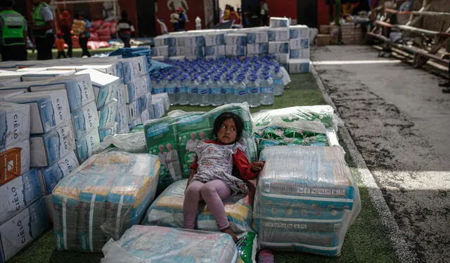  Ayuda. El martes pasado llegaron 25 toneladas con ayuda. Foto: La República.    