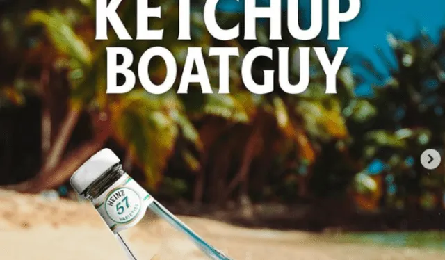El fabricante de Kétchup ha lanzado una campa{a en busca del marinero. Foto: Heinz/Instagram 