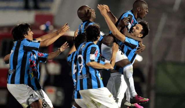 Real Garcilaso eliminó por penales a Nacional de Uruguay en Montevideo. Foto: CONMEBOL   