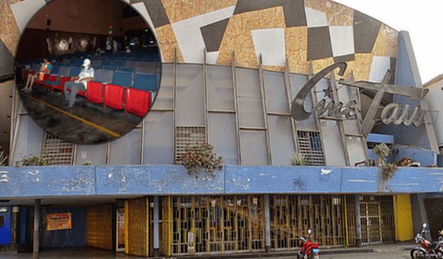 El cine Tauro, que proyectaba películas pornográficas, también fue clausurado por la Municipalidad de Lima. Foto: composición LR/ Municipalidad de Lima/ Emrobh.blogspot.    