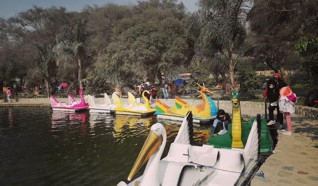  En el club Las Retamas hay una laguna artificial donde se puede realizar paseo en bote. Foto: Club Las Retamas   