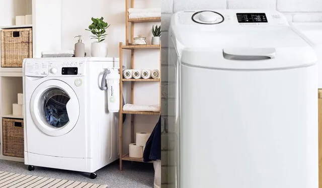 Los tipos de lavadora varían de acuerdo al ingreso de las prendas.