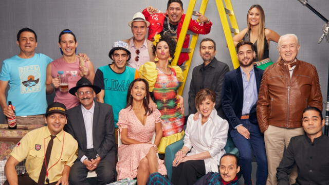  El reparto de "Al fondo hay sitio" en la temporada 10. Foto: América TV   