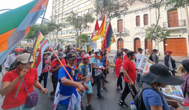 Este 1 de marzo se realizará la marcha hacia Lima. Foto: LaRepública   