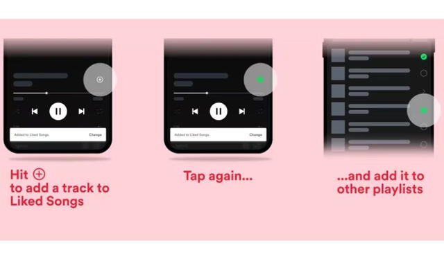 Spotify confirma cambios en el botón de like y las listas de reproducción de canciones favoritas. Foto: Spotify    
