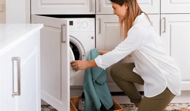 Es recomendable usar la lavadora dentro del horario de medianoche hasta las 8.00 a. m. Foto: El Mueble   