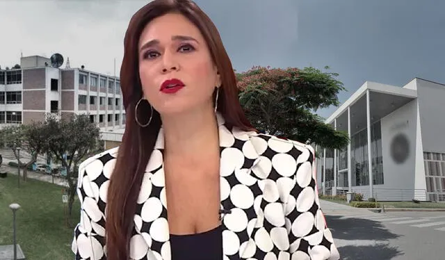  Verónica Linares debutó como reportera en Panamericana Televisión. Foto: composición LR/captura América TV<br>   