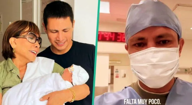  Marina Bustamante revela los momentos previos al parto de Thalía Alva, madre de los hijos de Renzo Costa. Foto: composición/LR/Instagram   