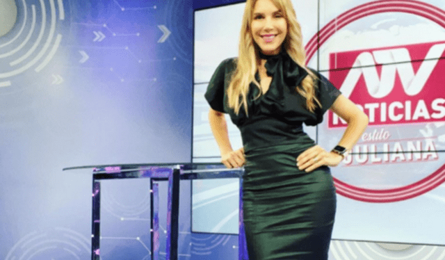 La presentadora de noticias Juliana Oxenford mide 1,50 metros. Foto: Instagram/Juliana Oxenford   