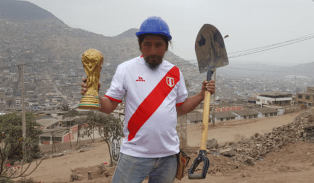 David Chauca trabaja como obrero de construcción. Foto: El Popular   