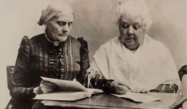  Lucretia Mott y Elizabeth Cady Stanton: pioneras en la lucha feminista. Foto: CNN    