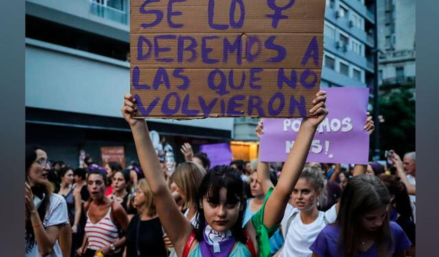  Las multitudinarias marchas de las mujeres en el mundo. Foto: EFE    
