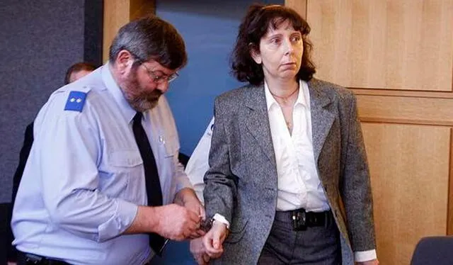  Genevieve Lhermitte en la corte, antes de ser juzgada en 2008. Foto: AFP    