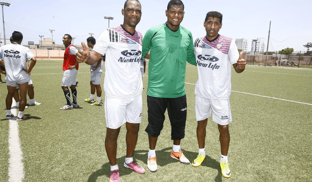 Juan 'Chiquito' Flores y Germán Carty jugaron juntos en Atlético Minero. Foto: Archivo GLR   