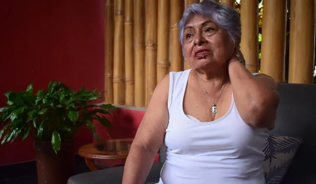  A Gloria Vílchez (68) le han dicho que su dolor nunca desaparecerá. Foto: Miguel Rivera/ La República <br>   
