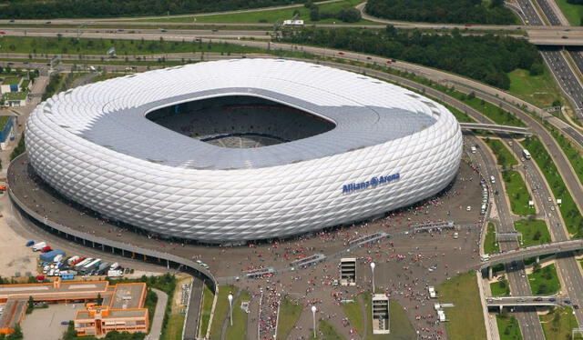 Allianz Arena, escenario en el que juega el Bayern Múnich. Foto: EFE   