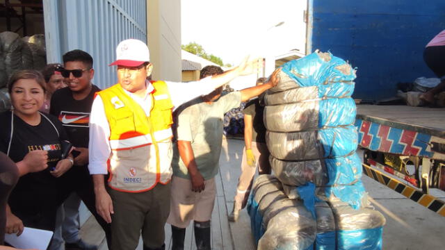  Gobierno entregó ayuda humanitaria para las familias afectadas en Lambayeque. Foto: Emmanuel Moreno / URPI-LR<br><br>    