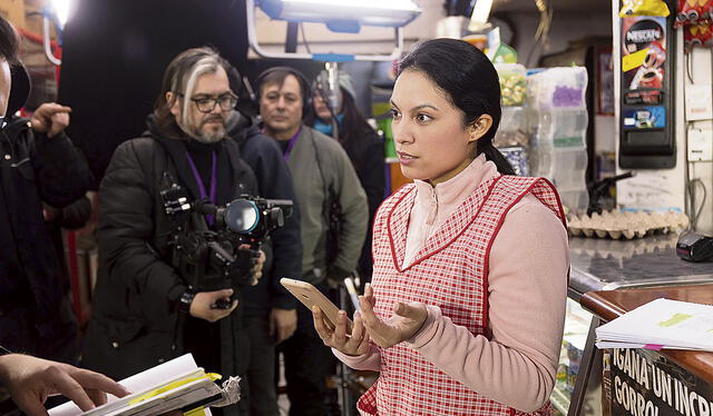  Cindy en la cinta chilena Análogos, como una inmigrante peruana. Foto: La República    