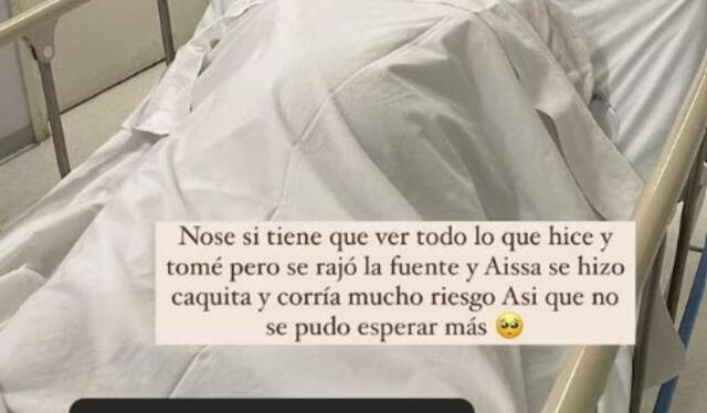 Ale Venturo revela que estaba asustada antes del parto. Foto: Instagram   