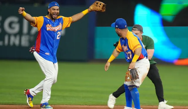 Venezuela debutó con el pie derecho en el Clásico Mundial de Béisbol. Foto: AFP   