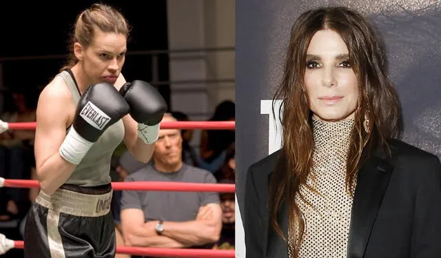 Sandra Bullock puso ser Maggie Fitzgerald en “Million Dollar Baby”. Foto: composición LR   