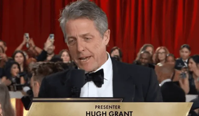  Hugh Grant en los Premios Oscar 2023. Foto: ABC<br><br>   