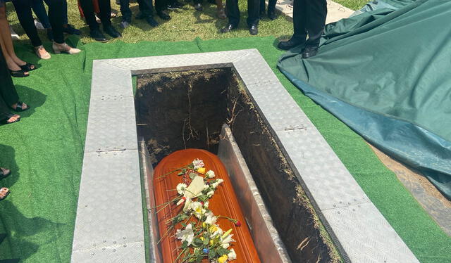 Tongo fue sepultado en el cementerio Campo fe. Foto: URPI-LR   