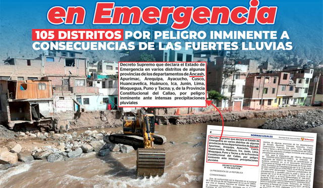  Áncash en emergencia. Foto: GRA<br><br>  