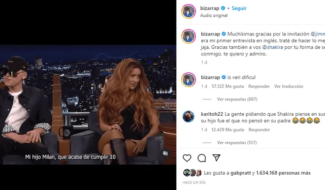  Bizarrap afirma que fue difícil la entrevista con Jimmy Fallon. Foto: Bizarrap/ Instagram    