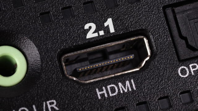 Así es la entrada HDMI de un televisor. Foto: ComputerHoy   