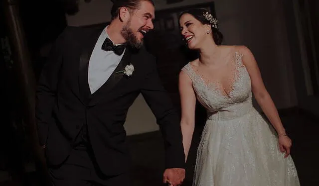 Karina Jordán y Diego Seyfarth se casaron en 2022 tras varios años de relación. Foto: Karina Jordán/Instagram    