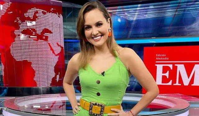  Carla Tello regresó a América Noticias: Edición Mediodía. Foto: América TV 