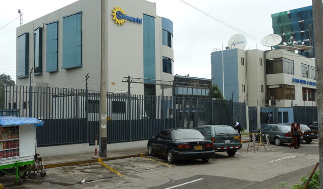 Fachada de Senamhi, desde la avenida Salaverry. Foto: Senamhi 