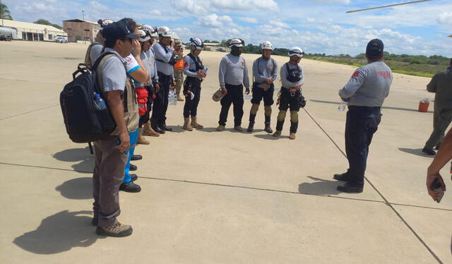  Especialistas en rescate viajan a Canchaque para apoyar a damnificados. Foto: Gobierno Regional de Piura    