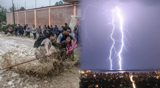 Senamhi advierte lluvias con descargas eléctricas en la costa norte y sierra del Perú. Foto: La República   