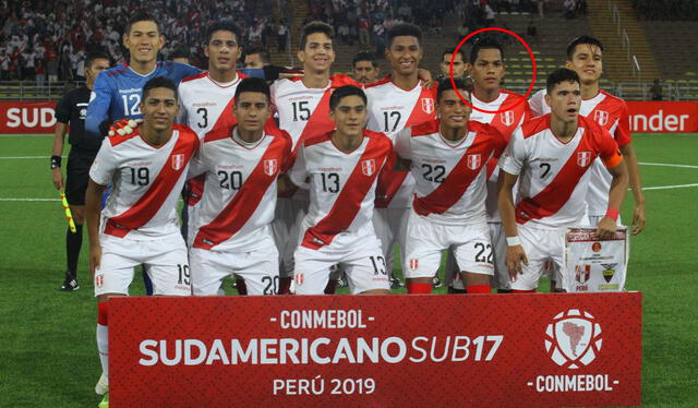 Joao Grimaldo alternó con regularidad en el Sudamericano sub-17 realizado en Perú en 2919. Foto: GLR   