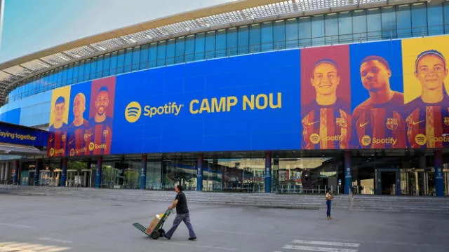 Spotify Camp Nou en Barcelona listo para recibir el clásico. Foto: La Vanguardia   