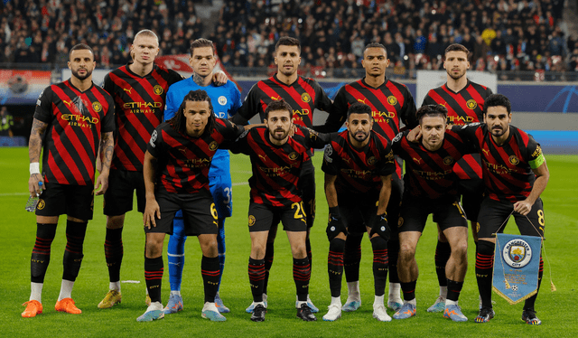 Candidato. El equipo dirigido por Guardiola buscará su primera Champions. Foto: AFP   