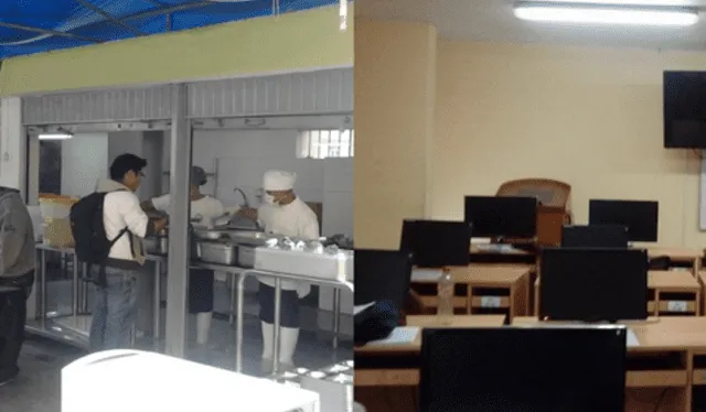 La UNI cuenta con una sala de cómputo y un comedor para los estudiantes residentes. Foto: composición La República/UNI   