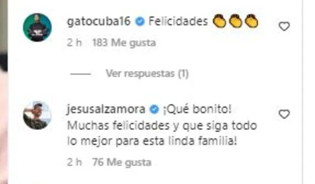  Famosos felicitan a Ana Siucho y Edison Flores. Foto: captura/Instagram  