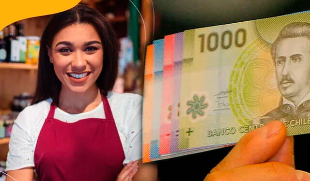 Las mujeres beneficiarias del IFE Laboral pueden recibir hasta 300.000 pesos por pago. Foto: composición LR / Gobierno de Chile / Las Últimas Noticias   