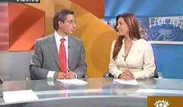 Federico Salazar y Verónica Linares en el noticiero "Primera edición". Foto: captura de América Televisión   